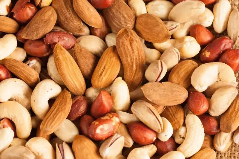 Assorted nuts and seeds