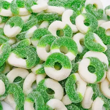 Sour apple rings