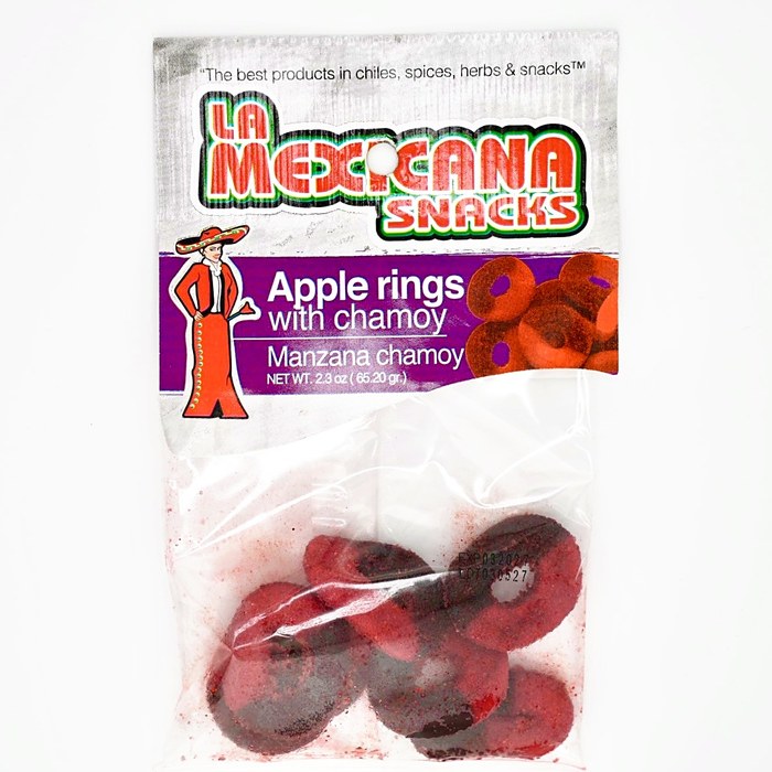 Apple Rings with Chamoy