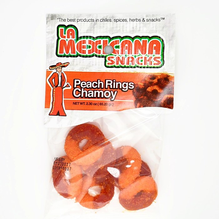 Peach Rings with Chamoy